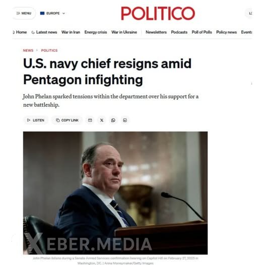 “Politico” nəşri İranla müharibə fonunda Pentaqon daxilində yaranan ciddi fikir ayrılıqları barədə məlumat yayıb