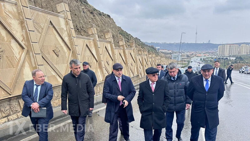 Heydərov bu dəfə sürüşmə təhlükəsi olan ərazidə