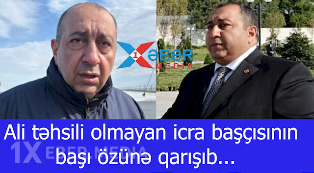 Ali təhsili olmayan icra başçısının başı özünə qarışıb...-VİDEO