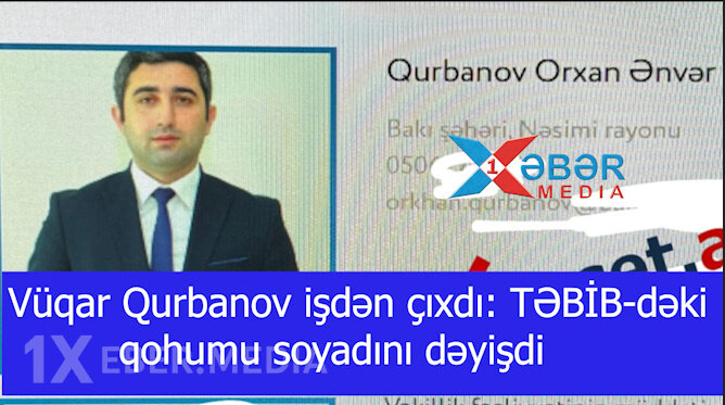 Vüqar Qurbanov işdən çıxdı: TƏBİB-dəki qohumu soyadını dəyişdi-VİDEO