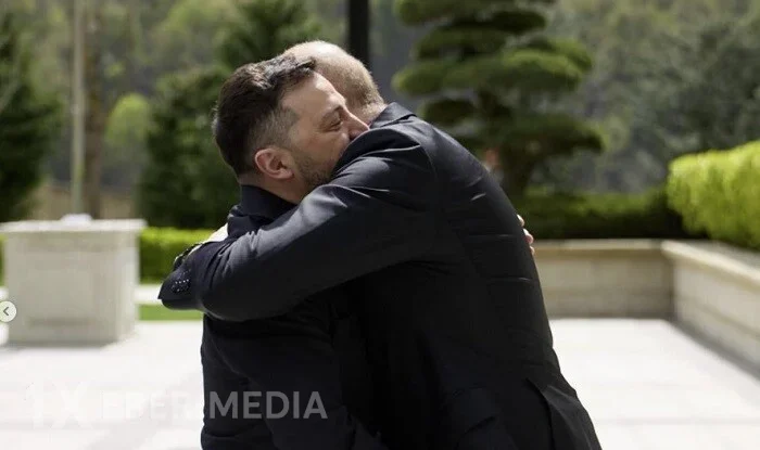 Zelenski Qəbələdən paylaşım etdi - Foto