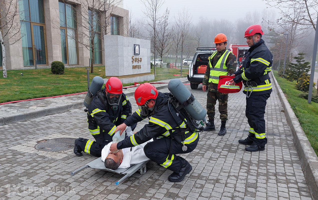 FHN Şuşada təlim keçirdi - Video