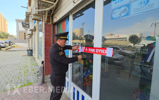 Xətaidə topdansatış mağazası bağlandı - Video