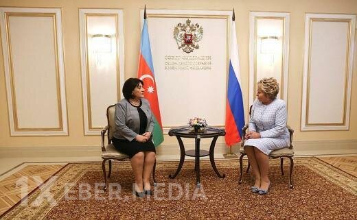 Sahibə Qafarova Matviyenko ilə görüşdü