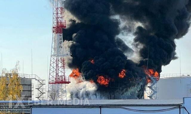 Ukrayna ötən həftə vurduğu şəhəri yenidən vurdu - Video