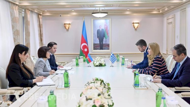 Sahibə Qafarova Yunanıstanın Azərbaycandakı səfiri ilə görüşdü