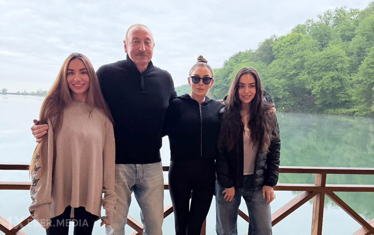 Prezident ailəsinin Qəbələdən səmimi - Fotosu