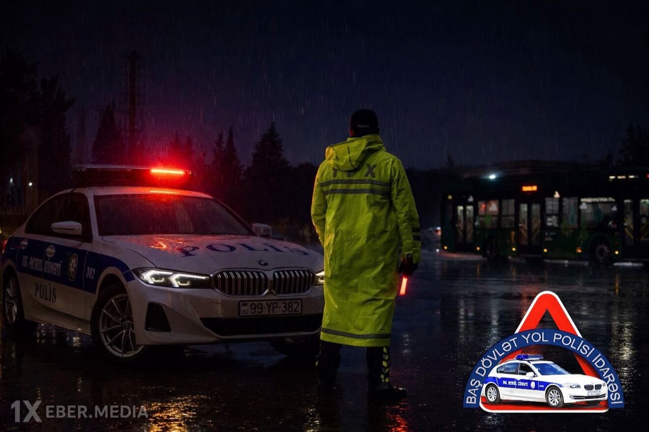 Baş Dövlət Yol Polisi İdarəsi yağışlı hava şəraiti ilə bağlı sürücülərə müraciət etdi