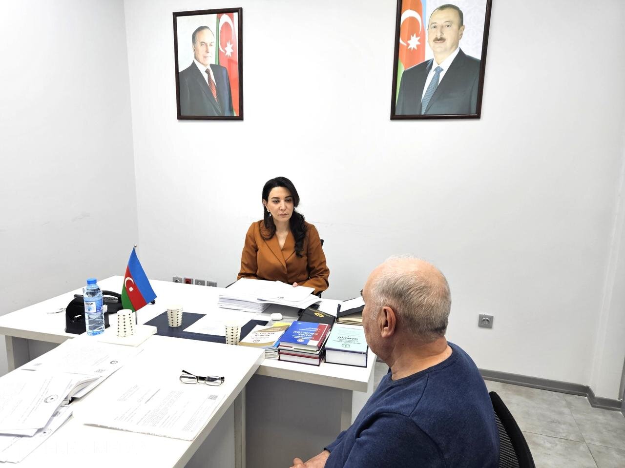 Səbinə Əliyeva vətəndaşları qəbul edib