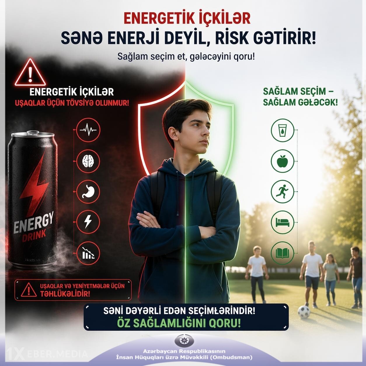 Azyaşlıların sağlamlığı risk altındadır: energetik içkilərlə bağlı ciddi xəbərdarlıq!
