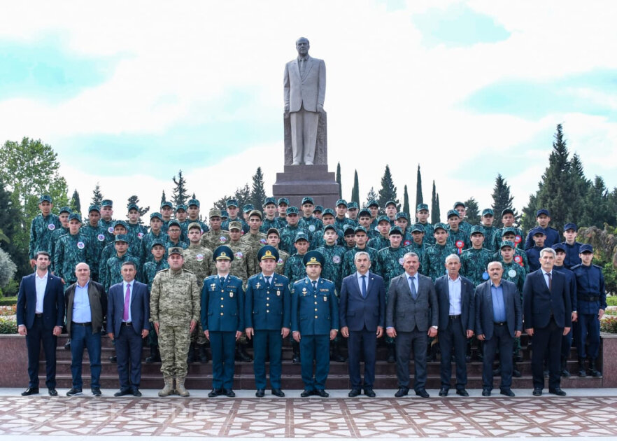 “Sərhəd” hərbi-idman oyunlarının final mərhələsinin açılış mərasimi olub