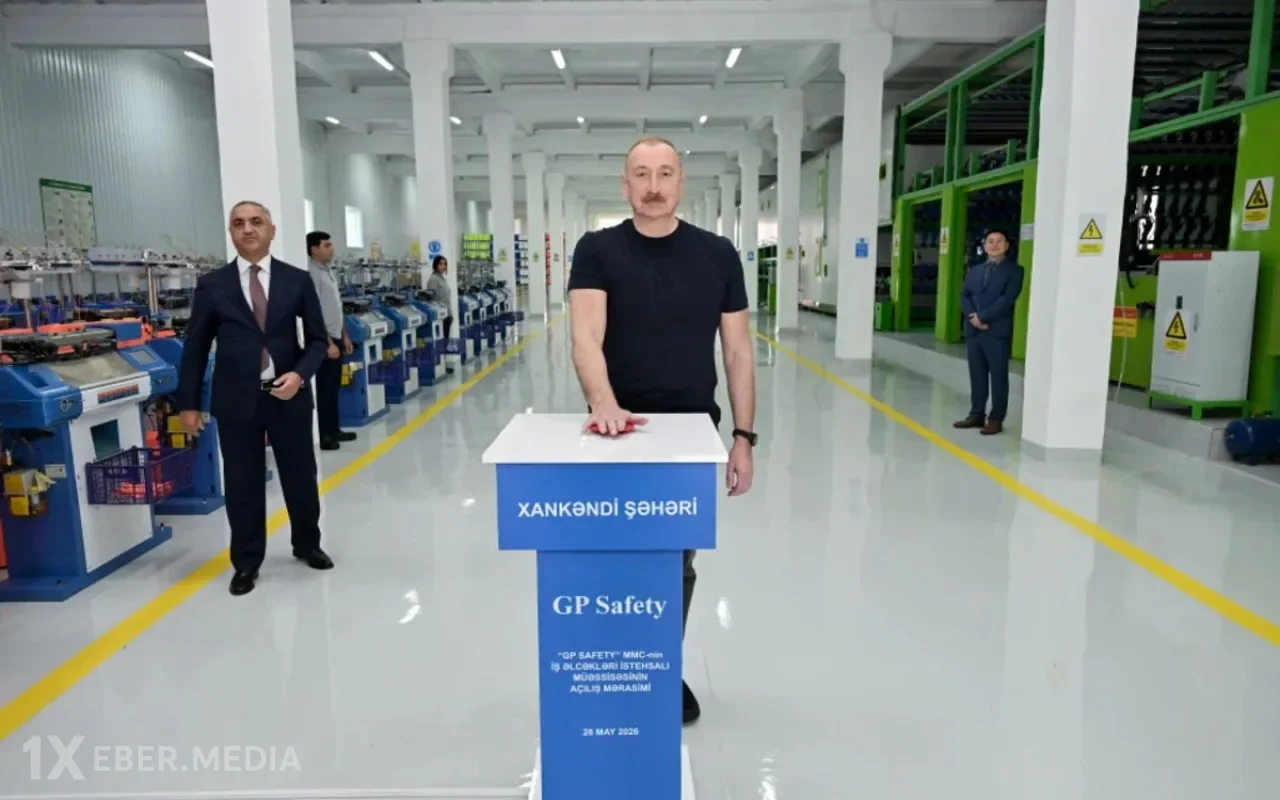 Xankəndidə iş əlcəkləri istehsalı müəssisəsinin açılışı olub - FOTOLAR