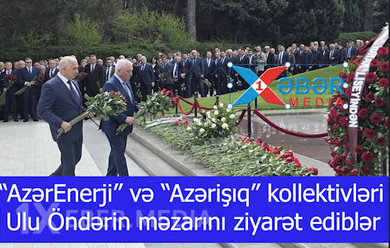 “AzərEnerji” və “Azərişıq” kollektivləri Ulu Öndərin məzarını ziyarət ediblər-VİDEO