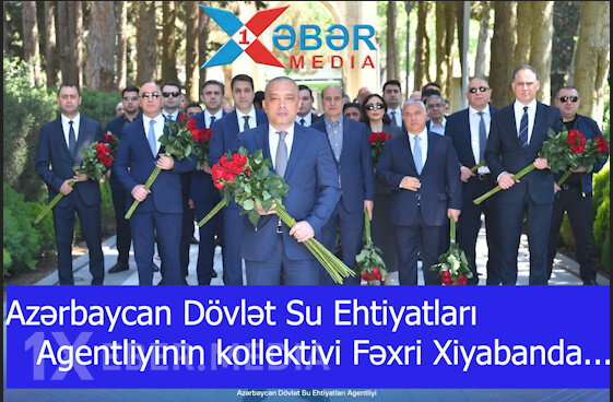 Azərbaycan Dövlət Su Ehtiyatları Agentliyinin kollektivi Fəxri Xiyabanda...-VİDEO