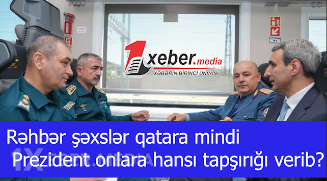 Rəhbər şəxslər qatara mindi — Prezident onlara hansı tapşırığı verib?-VİDEO