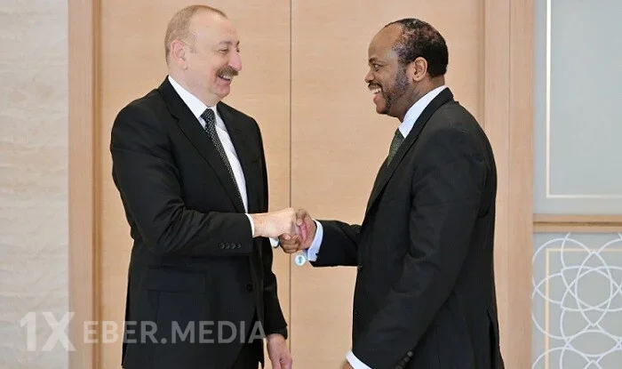 İlham Əliyev III Msvatimi qəbul etdi
