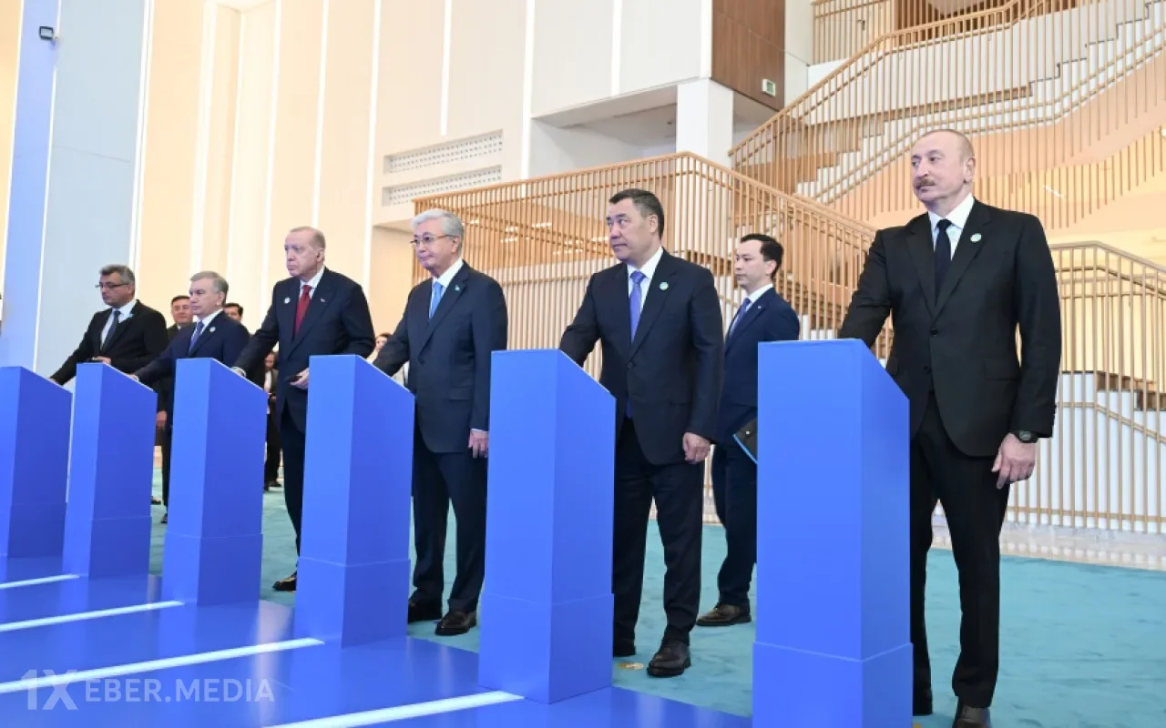 İlham Əliyev Türk Sivilizasiyası Mərkəzinin təməlqoyma mərasimində - FOTOLAR