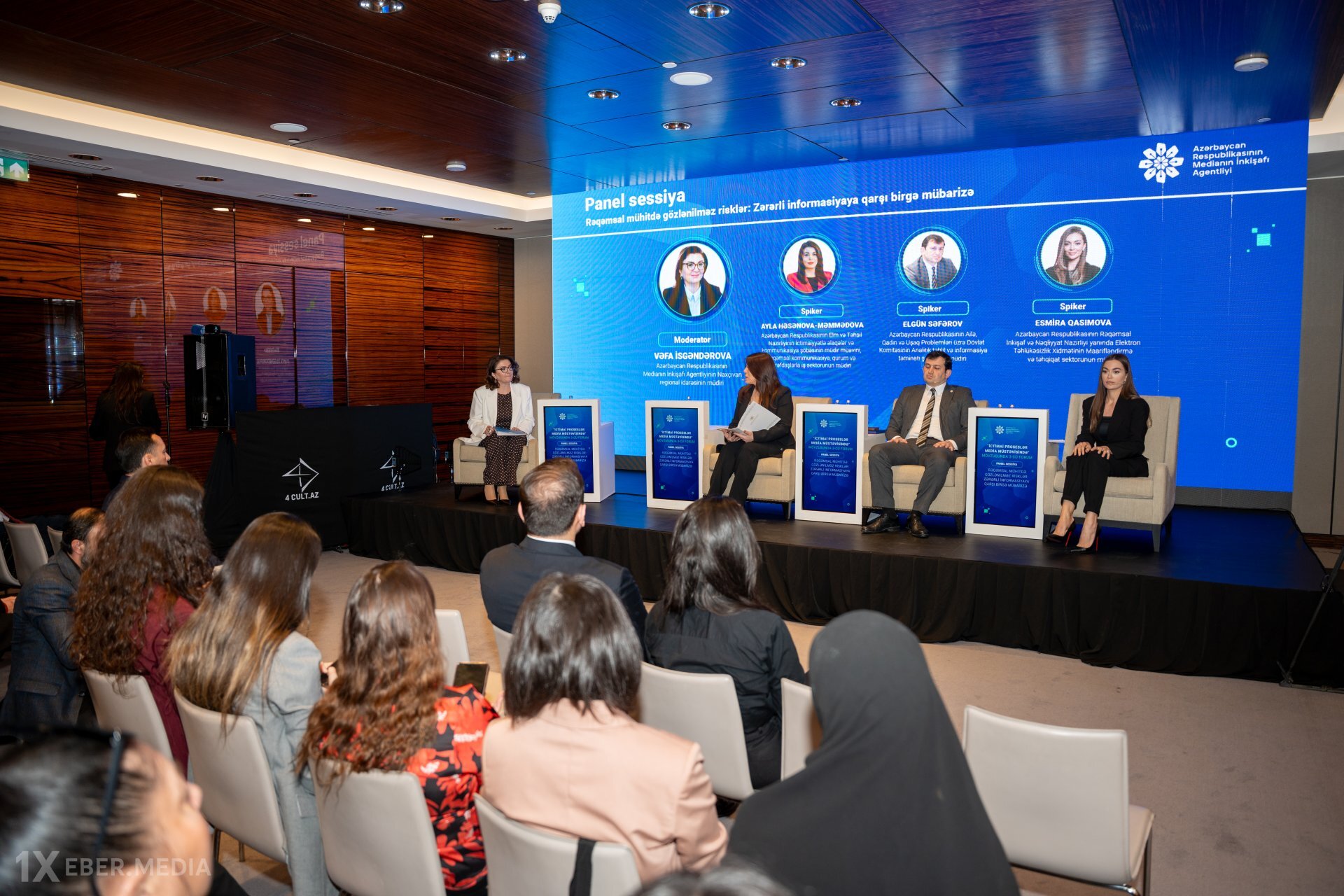 “Rəqəmsal mühitdə gözlənilməz risklər: Zərərli informasiyaya qarşı birgə mübarizə” adlı panel sessiya keçirilib