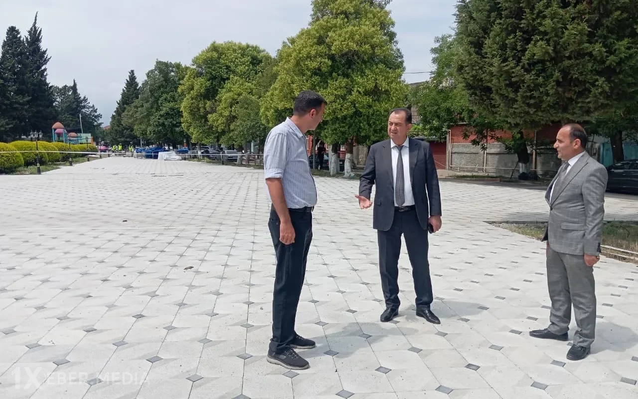 Taleh Qaraşov Həzi Aslanov parkında görülən işlərlə tanış oldu - FOTOLAR