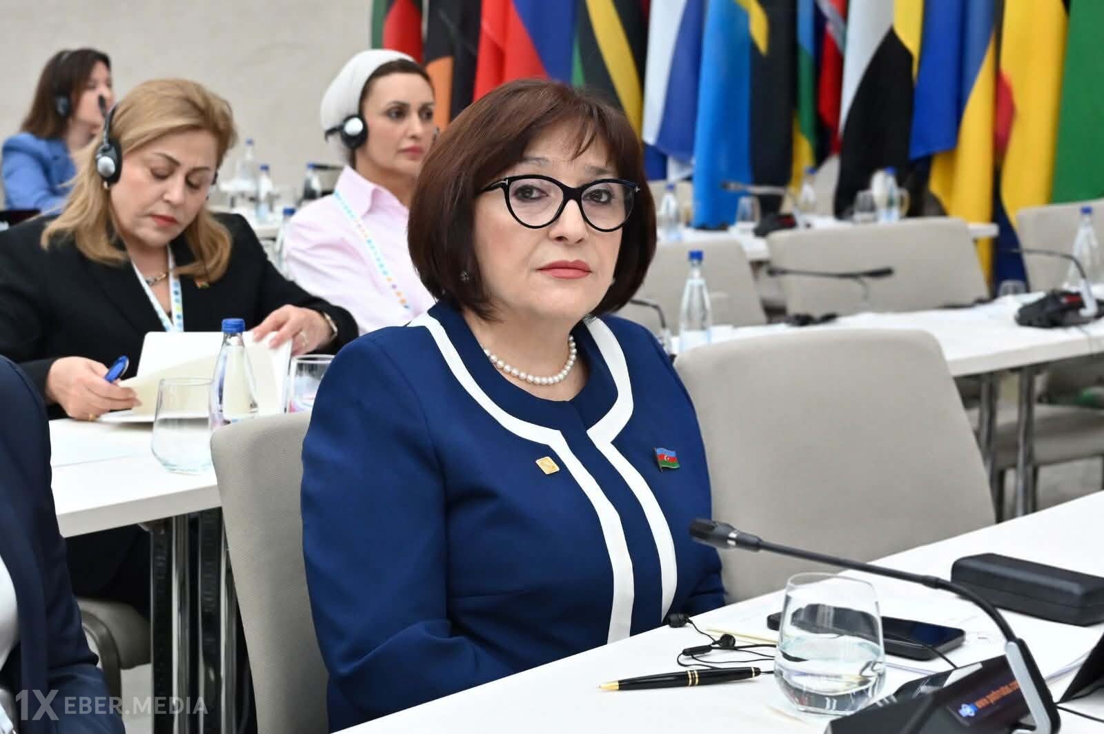 Sahibə Qafarova Belqradda konfransında çıxış etdi