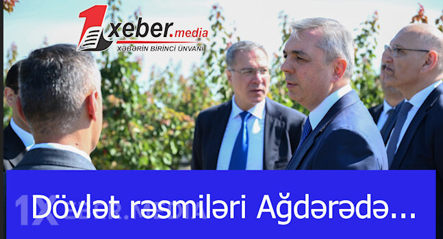 Dövlət rəsmiləri Ağdərədə...-VİDEO