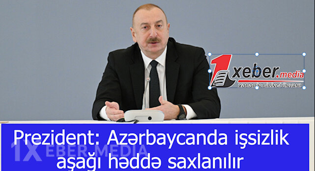 Əliyev ölkədəki işsizlikdən danışdı-VİDEO