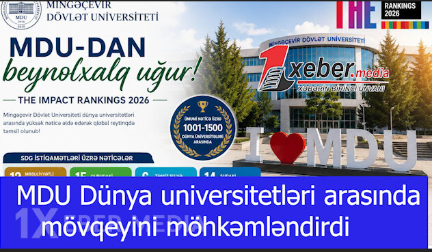 MDU Dünya universitetləri arasında mövqeyini möhkəmləndirdi-VİDEO