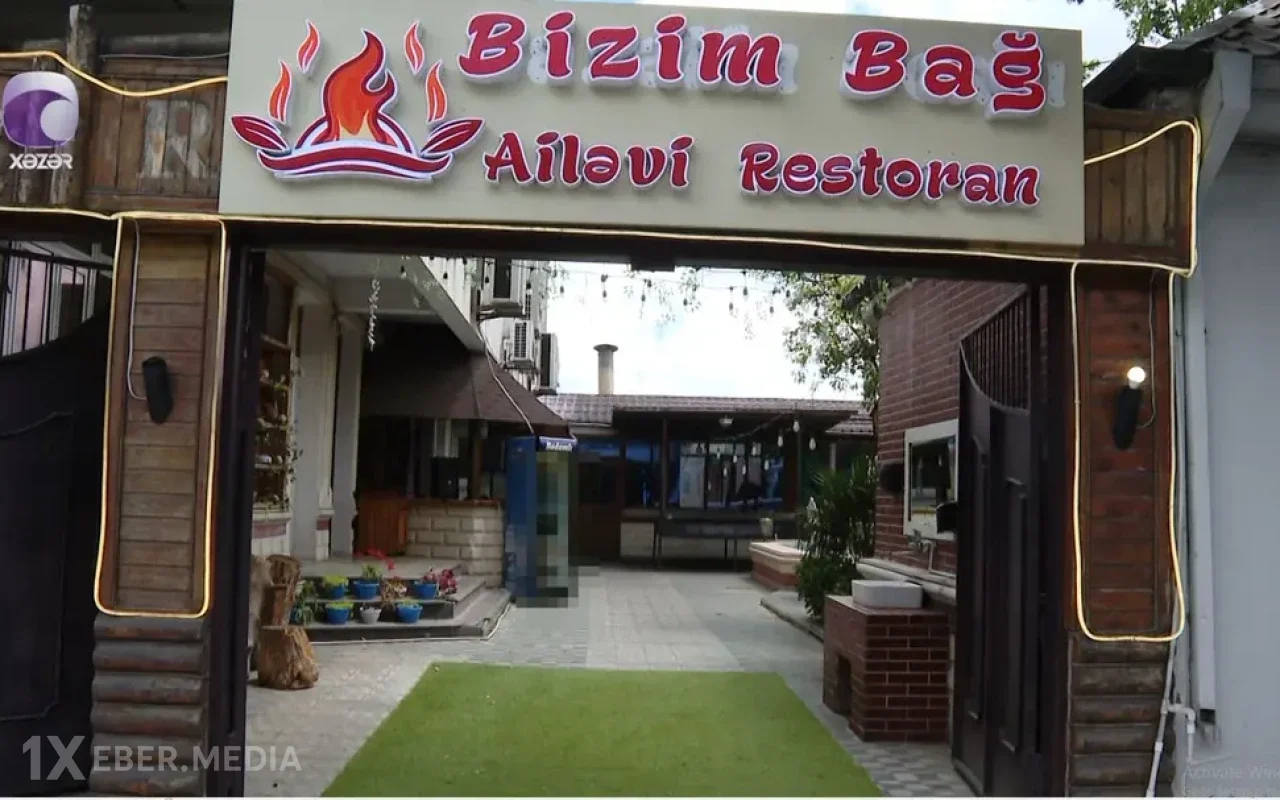 "Bizim bağ" restoranından şikayət - VİDEO