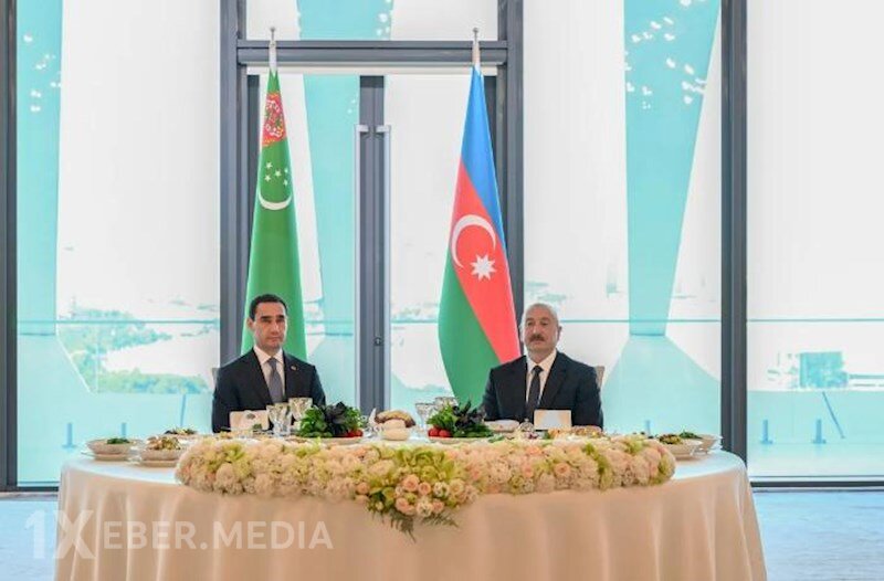 İlham Əliyevin adından Türkmənistan Prezidentinin şərəfinə dövlət ziyafəti verildi