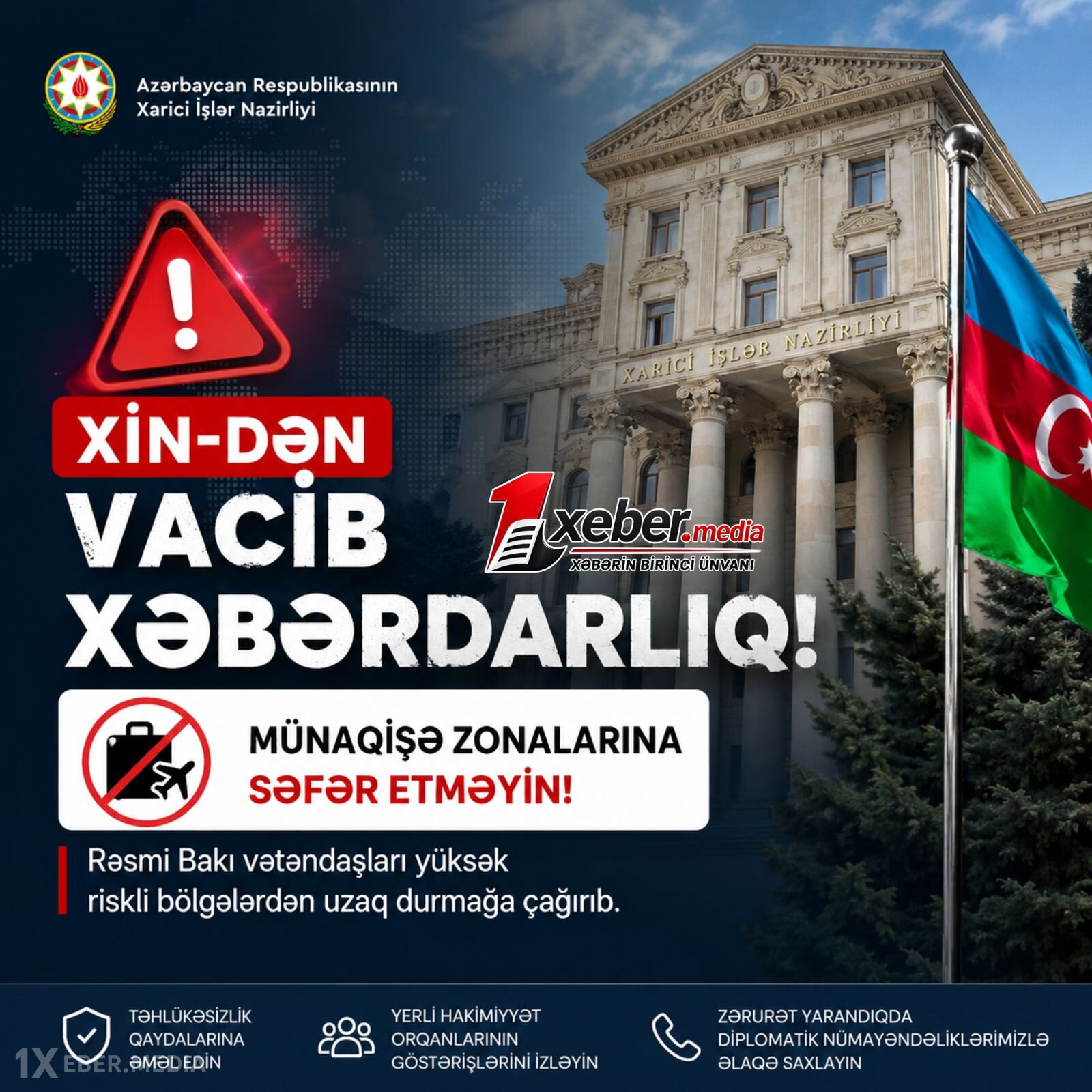 Rəsmi Bakı Azərbaycan vətəndaşlarına xəbərdarlıq edib