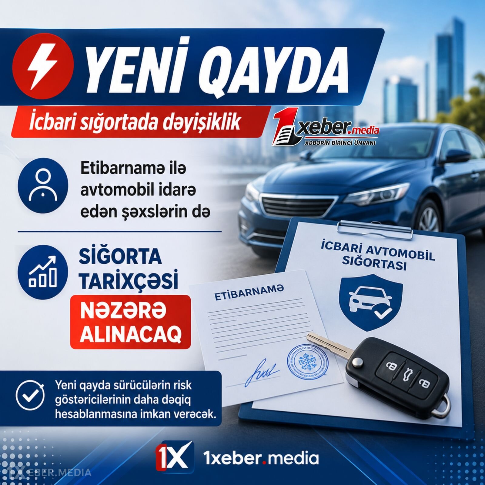 Yeni qayda: Etibarnaməsi olan sürücülərin də sığorta tarixçəsi nəzərə alınacaq