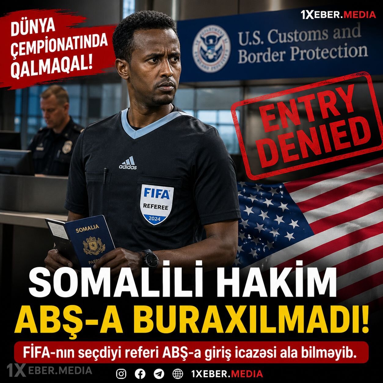 DÜNYA ÇEMPİONATINDA QALMAQAL: FİFA-nın seçdiyi hakim ABŞ-a buraxılmadı