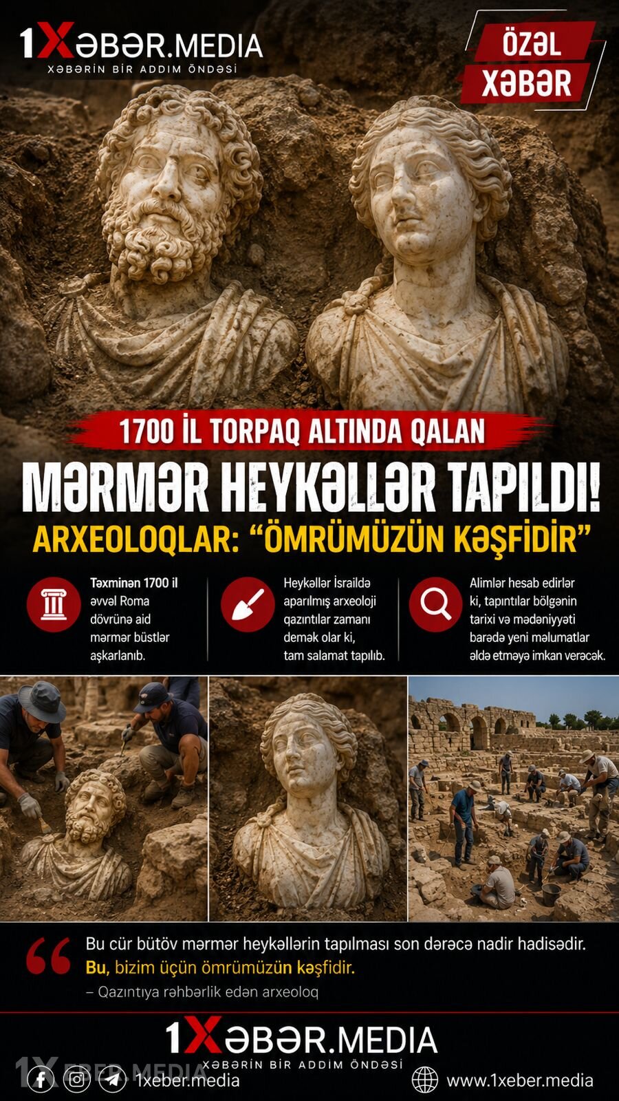 1700 il sonra gün işığına çıxdılar – qədim Roma dövrünün sirri açılır