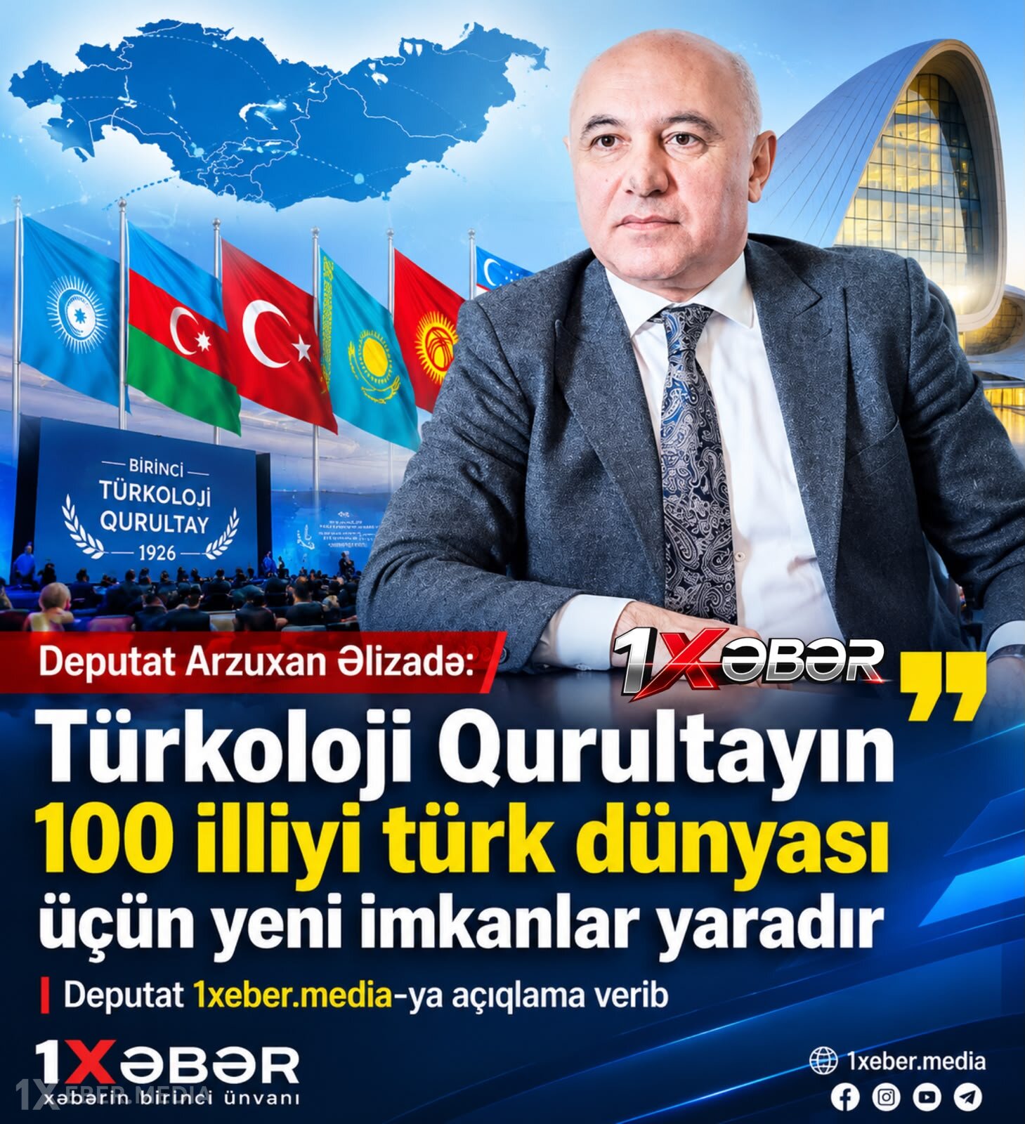 Birinci Türkoloji Qurultayın 100 illiyi türk dünyası üçün yeni imkanlar yaradır – Arzuxan Əlizadə