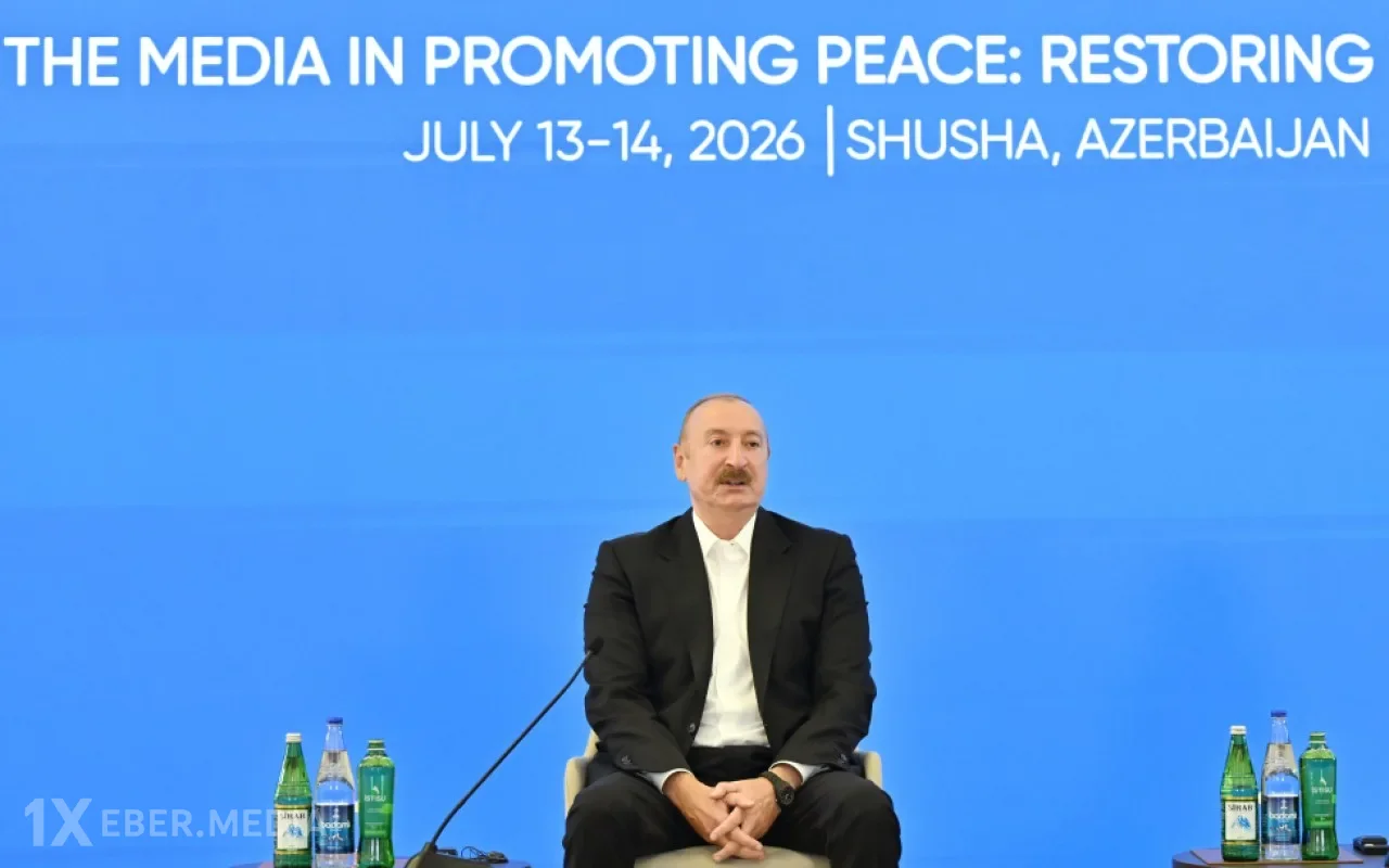 İlham Əliyev IV Şuşa Qlobal Media Forumunda - FOTOLAR+VİDEO (YENİLƏNİB)