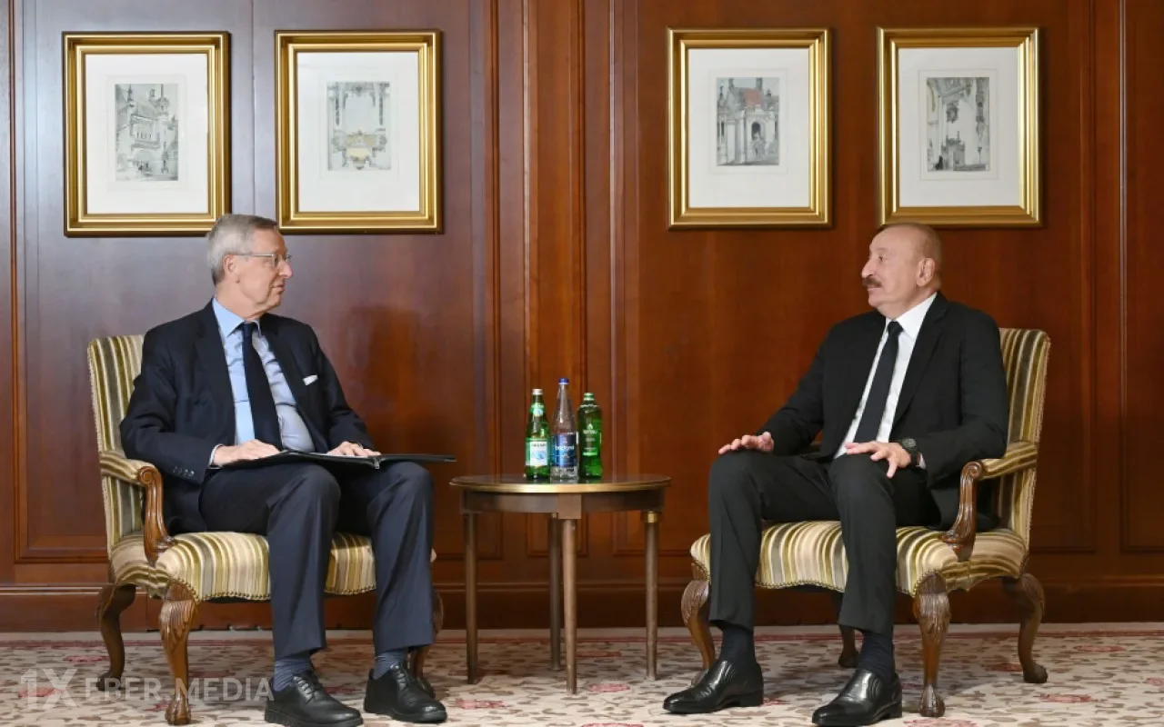 Prezident Almaniya İqtisadiyyatının Şərq Komitəsinin sədri ilə görüşdü - FOTOLAR