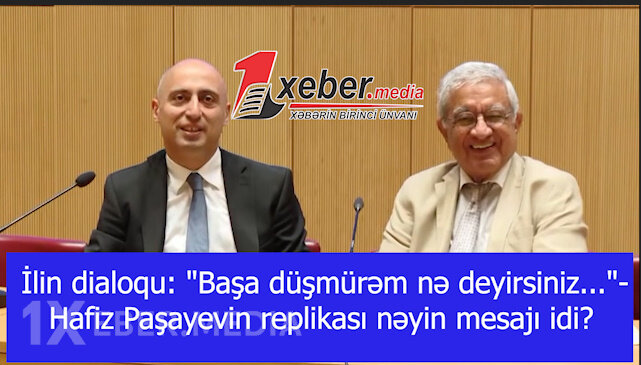 İlin dialoqu: "Başa düşmürəm nə deyirsiniz..."-Hafiz Paşayevin replikası nəyin mesajı idi?-VİDEO