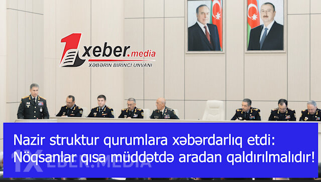 Nazir struktur qurumlara xəbərdarlıq etdi: Nöqsanlar qısa müddətdə aradan qaldırılmalıdır!-VİDEO