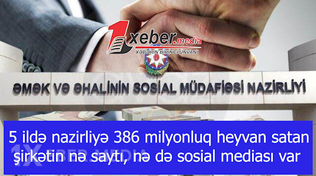 5 ildə nazirliyə 386 milyonluq heyvan satan şirkətin nə saytı, nə də sosial mediası var-VİDEO