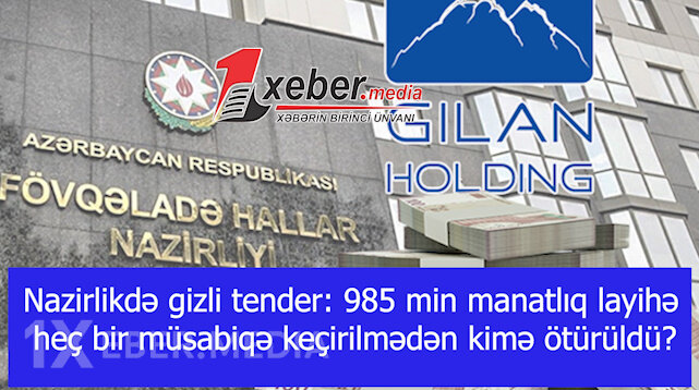 Nazirlikdə gizli tender: 985 min manatlıq layihə heç bir müsabiqə keçirilmədən kimə ötürüldü?-VİDEO
