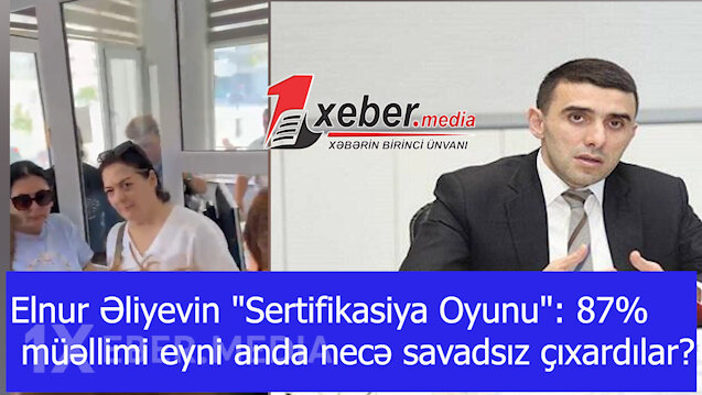 Elnur Əliyevin "Sertifikasiya Oyunu": 87% müəllimi eyni anda necə savadsız çıxardılar?-VİDEO