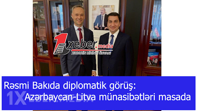 Rəsmi Bakıda diplomatik görüş: Azərbaycan-Litva münasibətləri masada-VİDEO