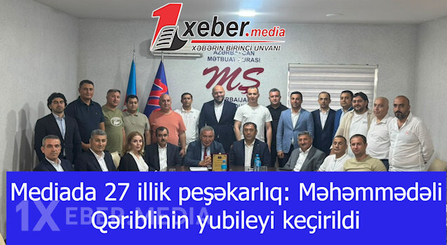 Mediada 27 illik peşəkarlıq: Məhəmmədəli Qəriblinin yubileyi keçirildi-VİDEO
