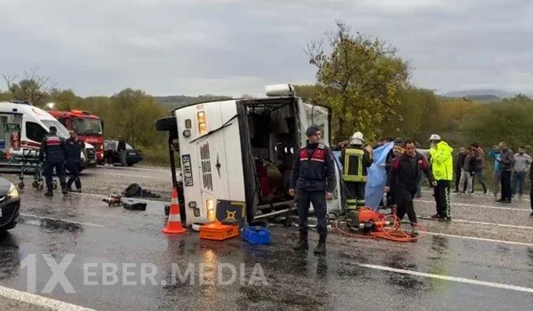 Türkiyədə növbəti ağır qəza: 22 yaralı...