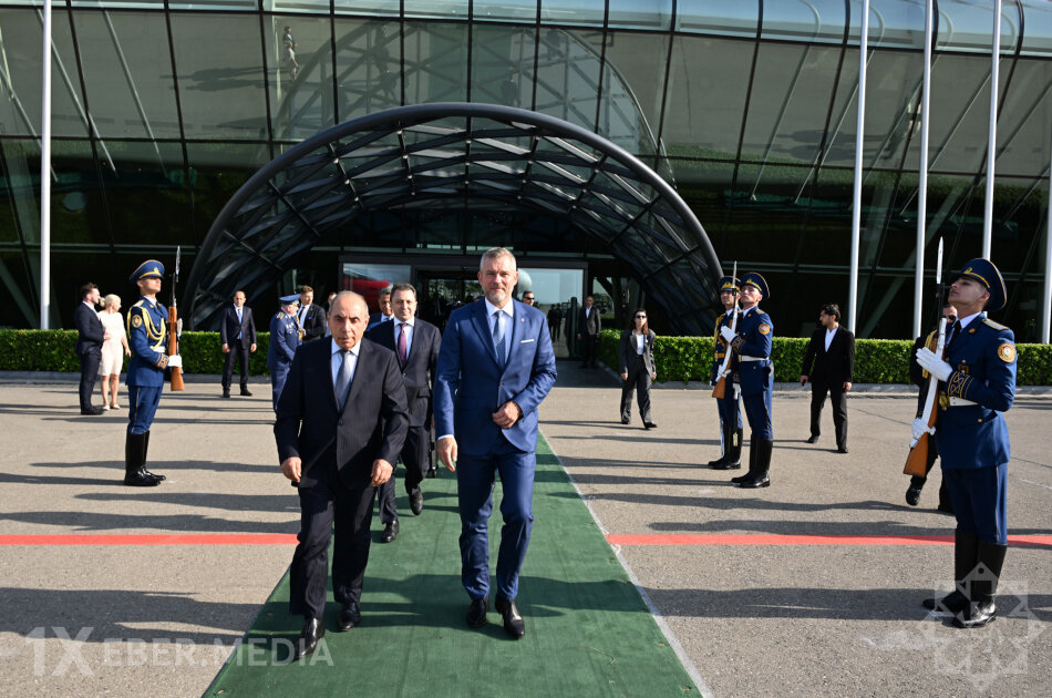 Slovakiya Prezidentinin səfəri başa çatdı - Fotolar