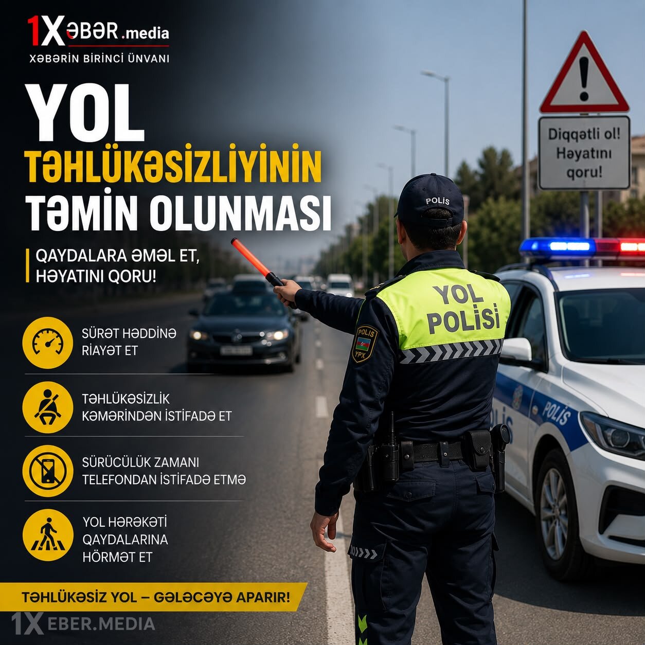 Yol təhlükəsizliyinin təmin olunması hər kəsin məsuliyyətidir-VİDEO