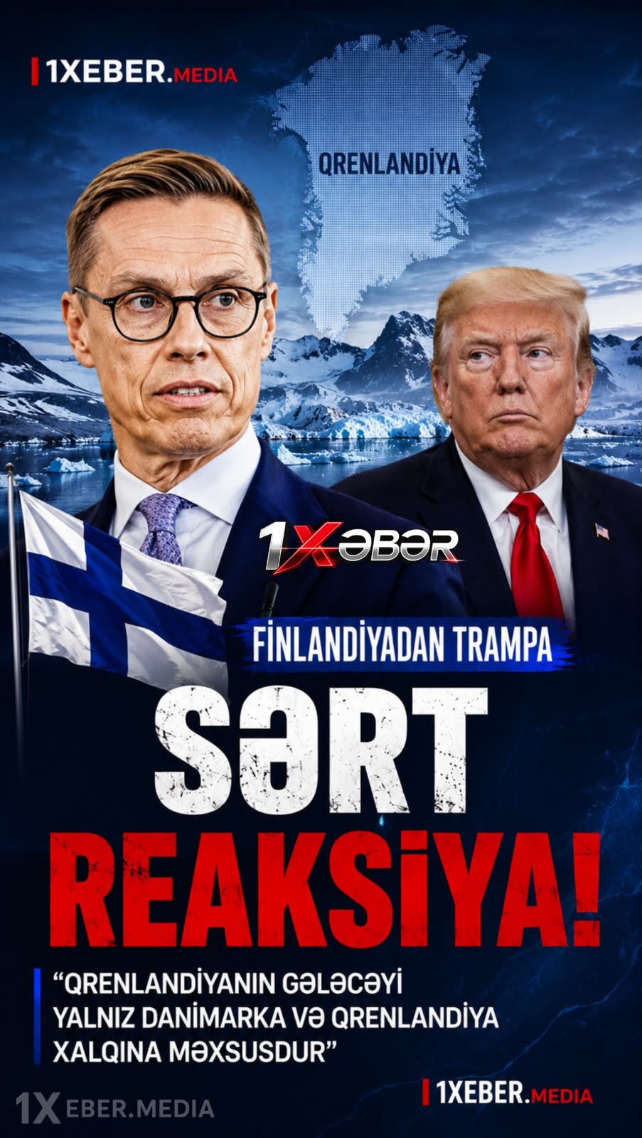 Finlandiya Trampın Qrenlandiya bəyanatına sərt reaksiya verdi