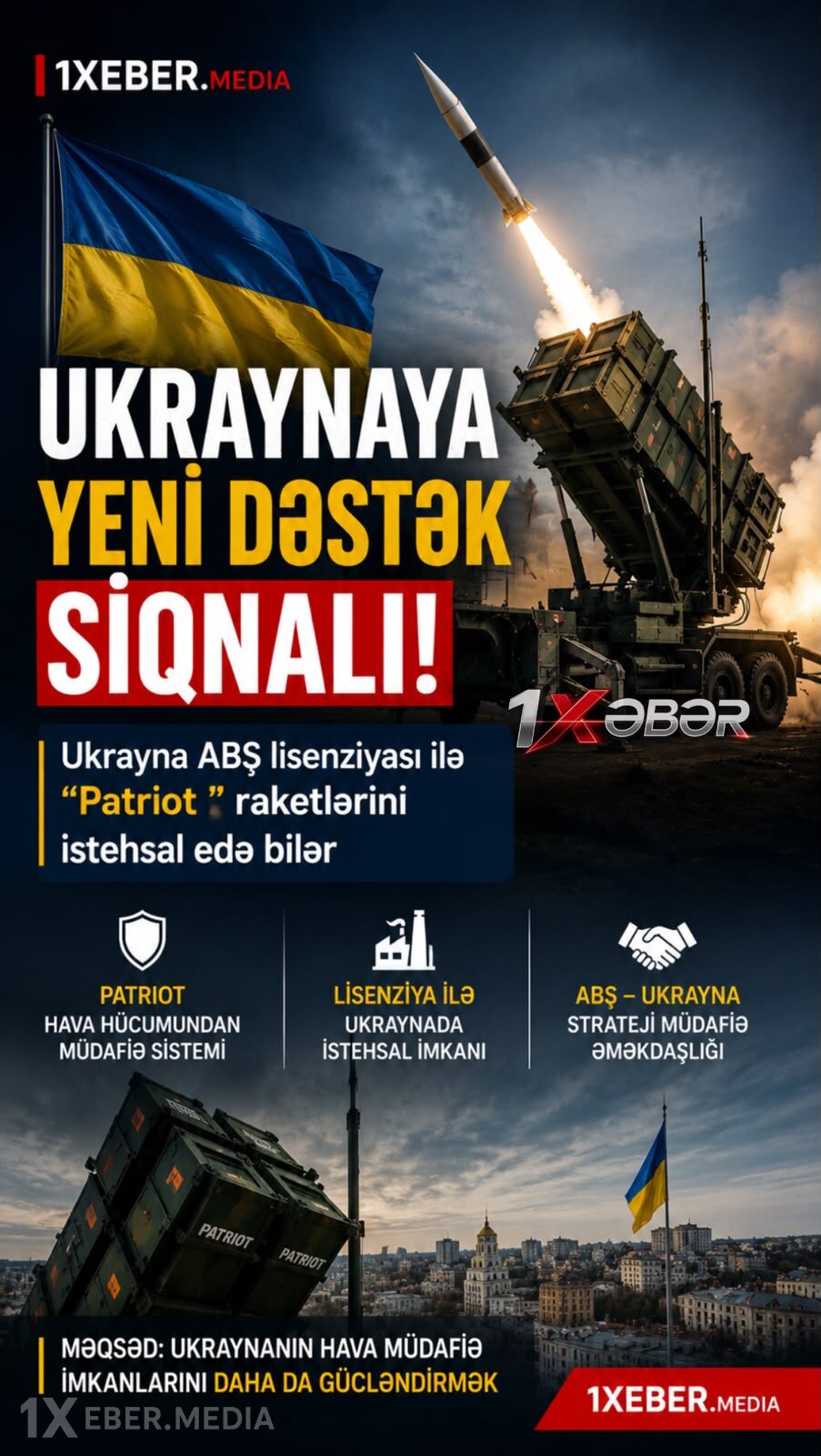 Tramp: Ukrayna ABŞ lisenziyası ilə “Patriot” raketləri istehsal edə bilər