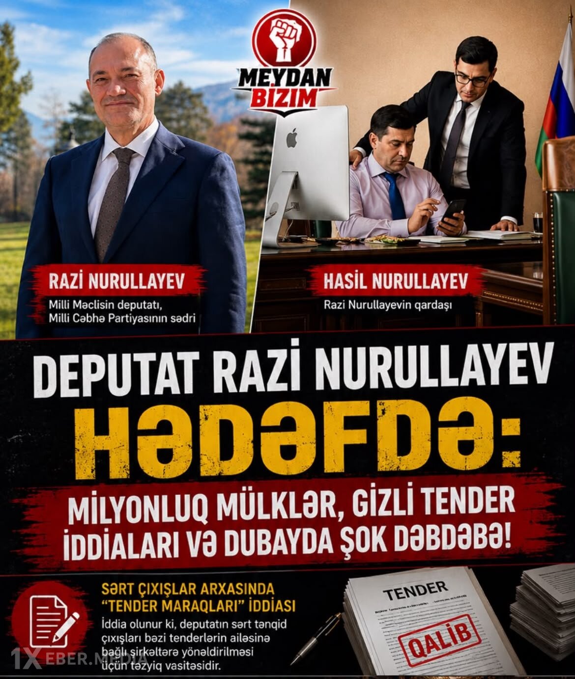 Deputat Razi Nurullayev hədəfdə: Milyonluq mülklər, gizli tender iddiaları və Dubayda dəbdəbəli toy