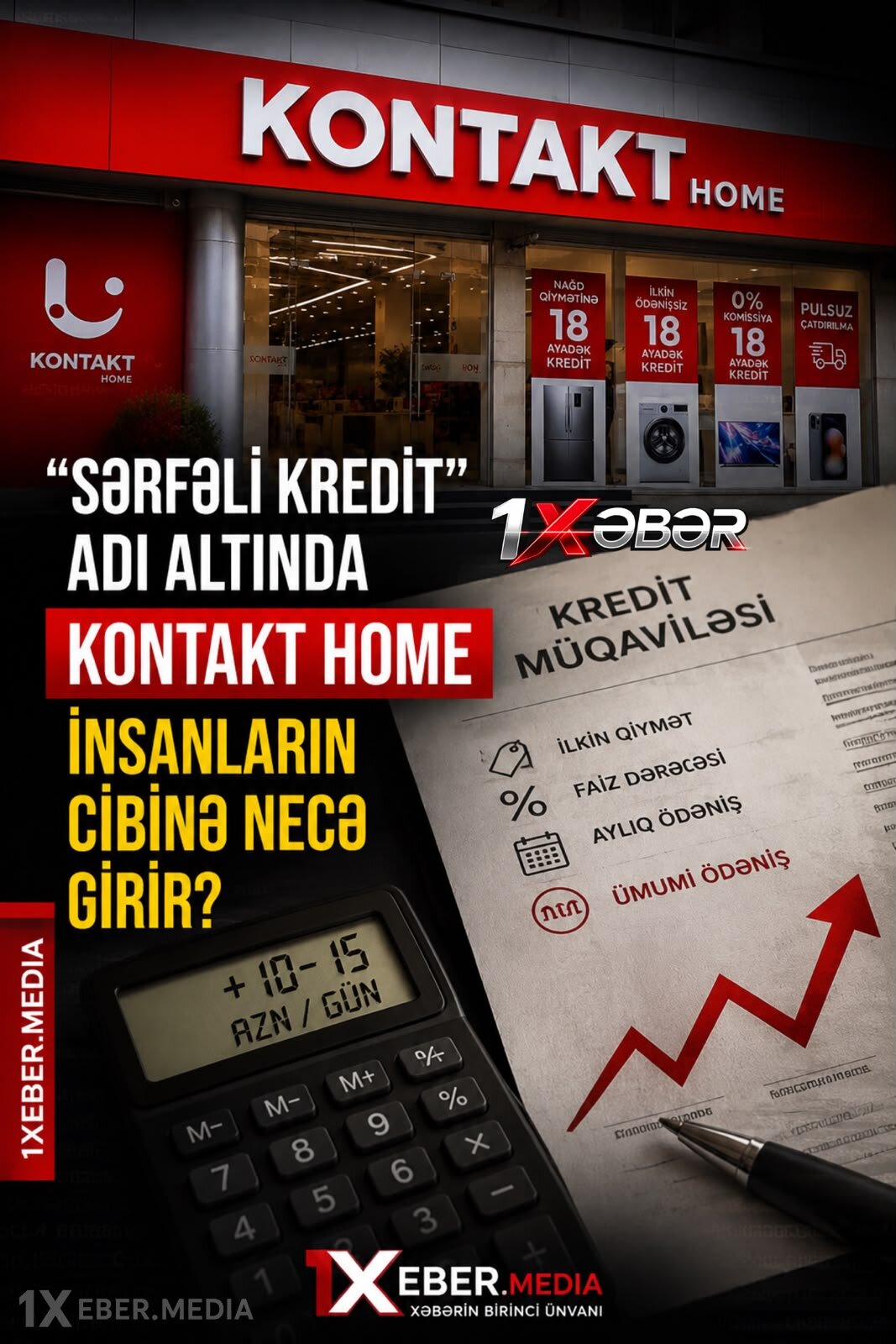 “Sərfəli kredit” adı altında “Kontakt Home” insanların cibinə necə girir?